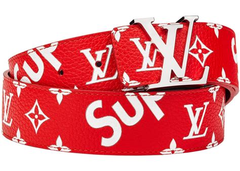 louis vuitton supreme belt fake price|louis vuitton supreme raincoat.